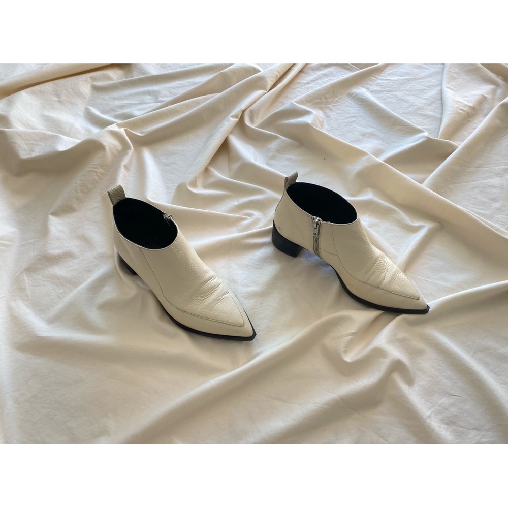 Everlane White Ankle Boots
